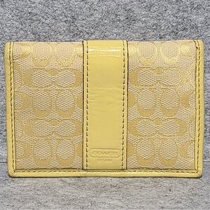 Coach Light Yellow Women's Wallet